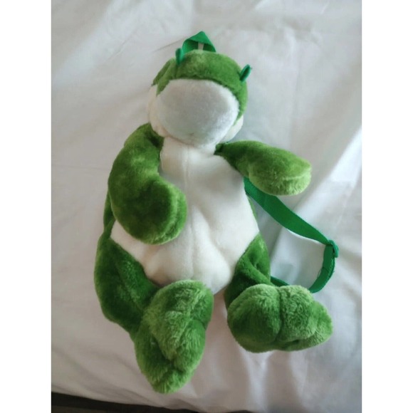 CalPlush Crocodile Alligator Back Pack Adjustable Strap Zippered Compartment - Picture 3 of 11